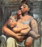 П. Пикассо. Мать и дитя. 1907